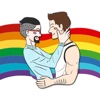 Between Gay Pride Stickers