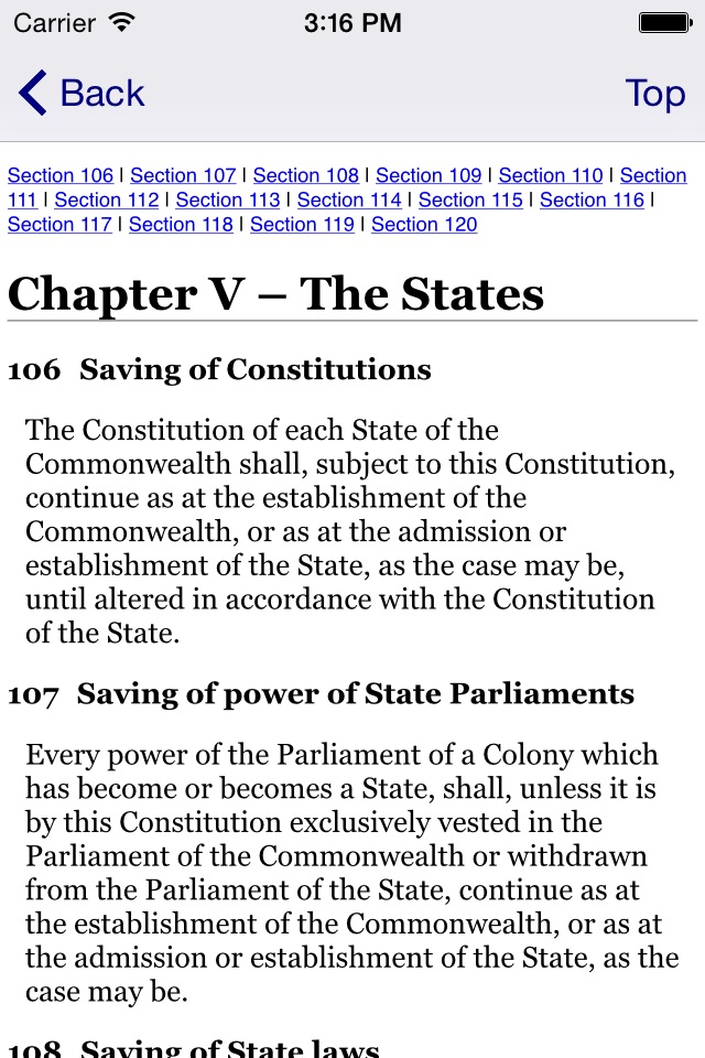 Constitution screenshot 3