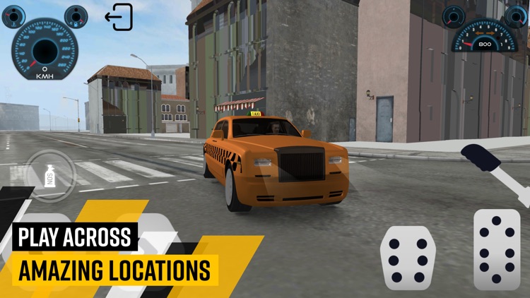 Taxi Car Parking Driving Games screenshot-3