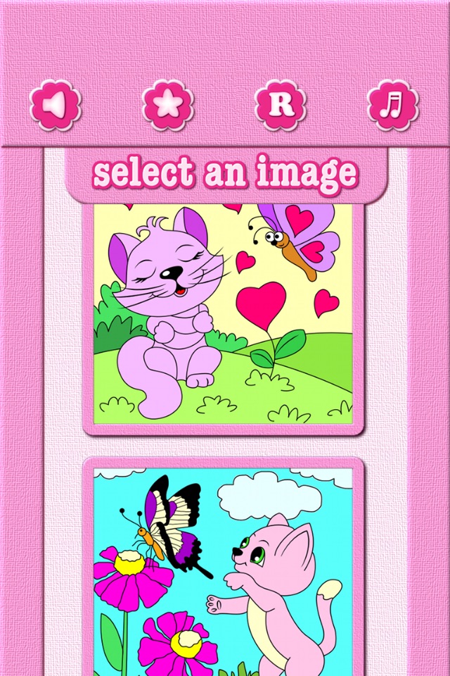 Cat Kitty Kitten Coloring Book screenshot 3