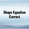 Shape Equation Correct