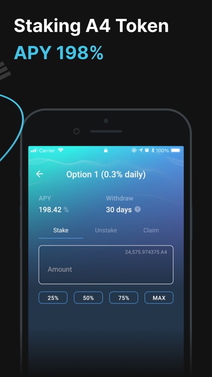 A4 Finance: crypto wallet screenshot-4