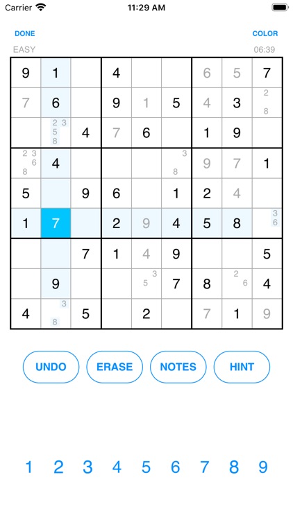 Simple Sudoku Game