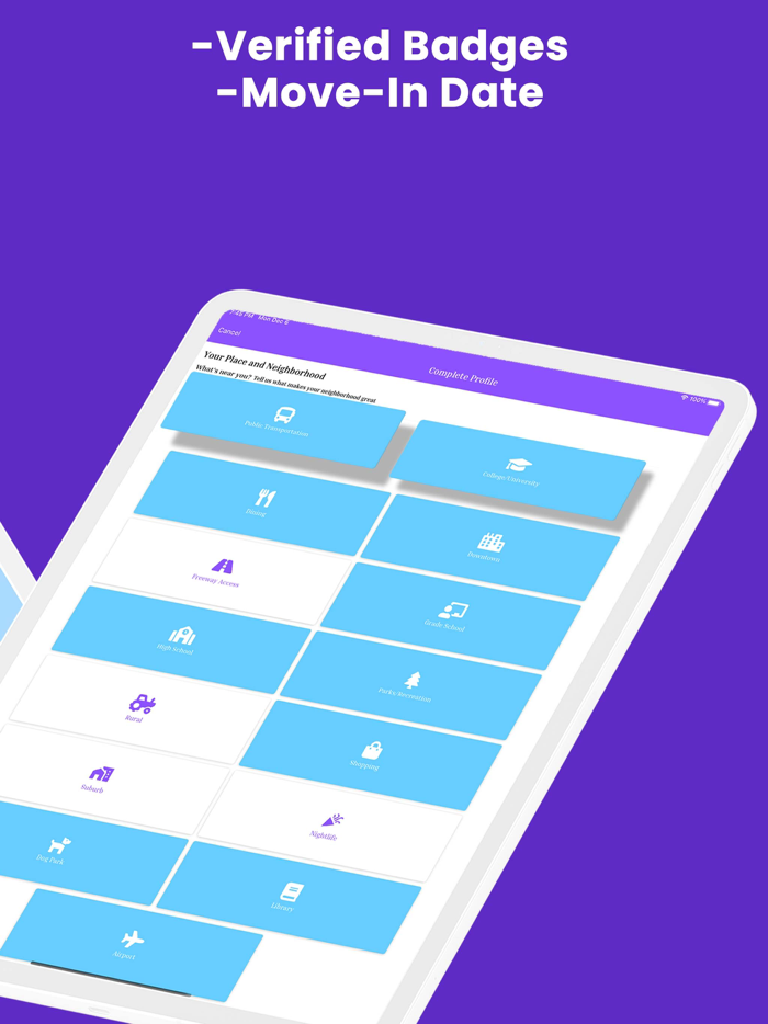 iROOMit Roommate Finder, Rooms