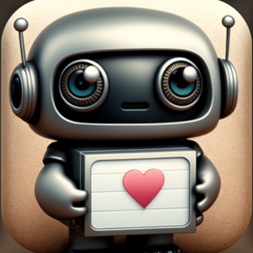 AI Text Response Lovebot Aura Icon