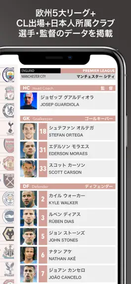 Game screenshot EGサッカー名鑑2023 hack