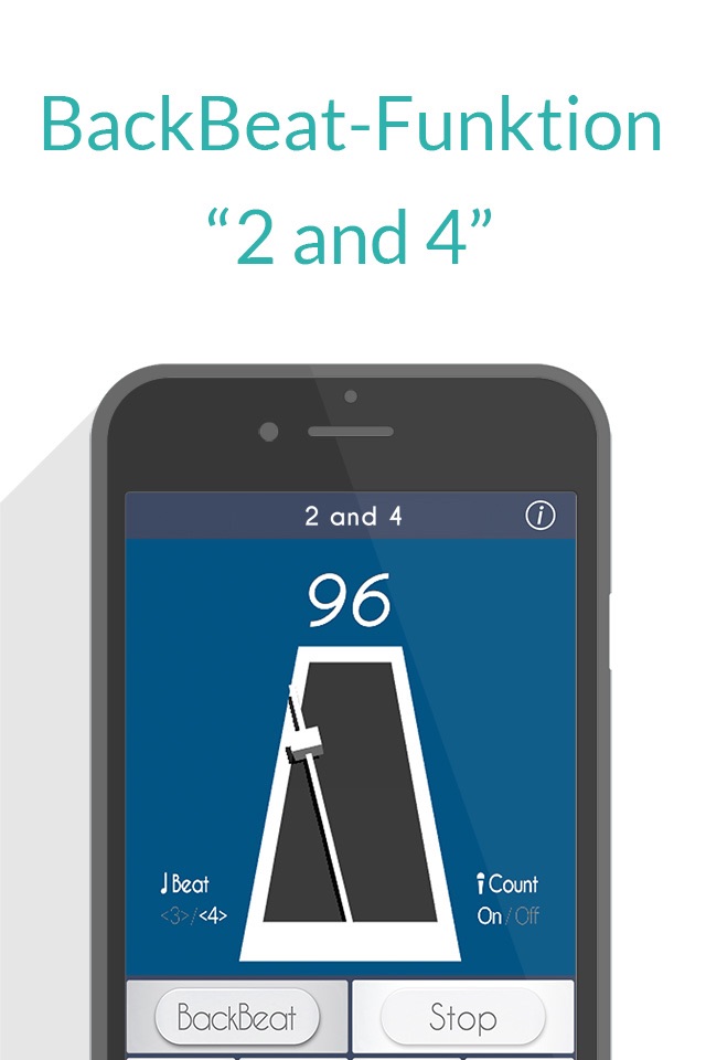 2 and 4: Real Metronome screenshot 3