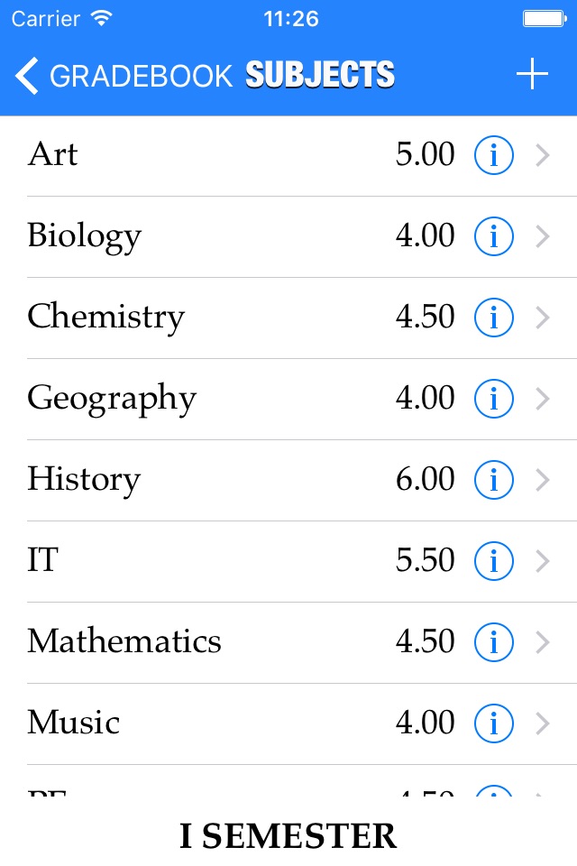 Gradebook - Dzienniczek screenshot 2