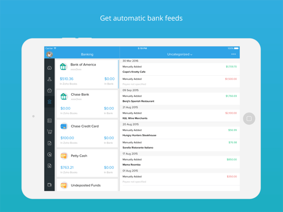 Accounting App - Zoho Books