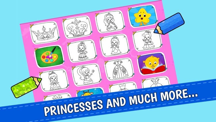 Princess Coloring Book & Games screenshot-5