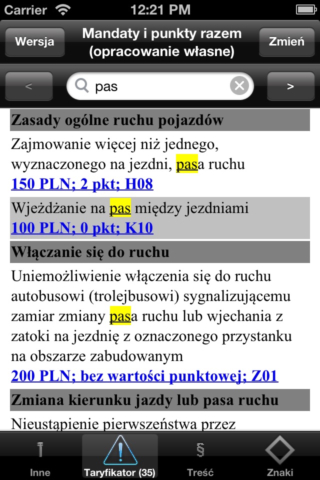 Przepisy drogowe screenshot 2