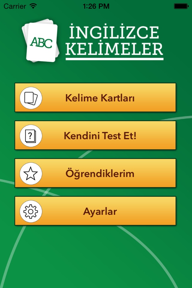 İngilizce Kelime Kartları screenshot 3