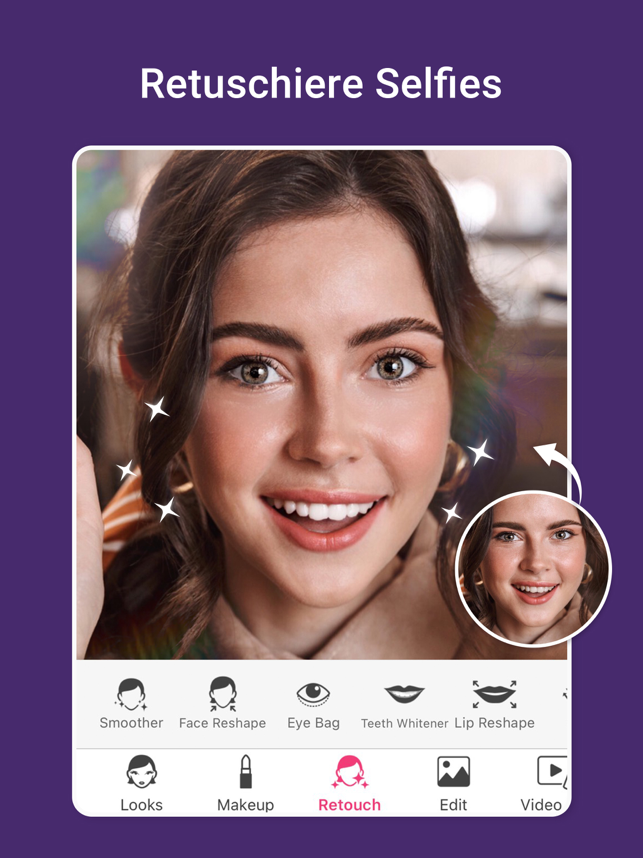 ‎YouCam Makeup: Face Editor Screenshot