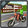 Kids School Time Bike Rider – Riding Game