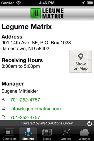 Legume Matrix Mobile App screenshot 3