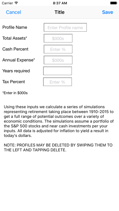 How to cancel & delete Retire with the S&P 500 from iphone & ipad 1