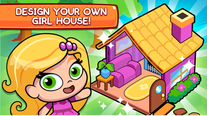 How to cancel & delete My Girl's Town - Design Your Own Girl House from iphone & ipad 1