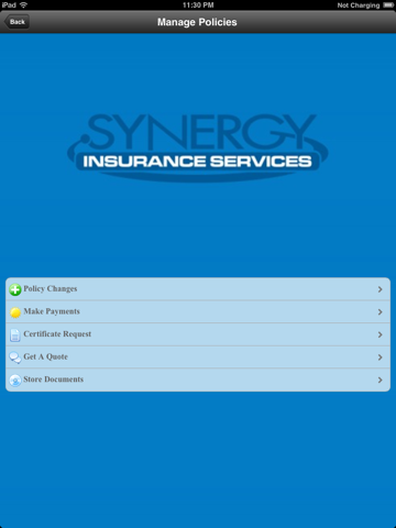 Synergy Insurance Services HD screenshot 3