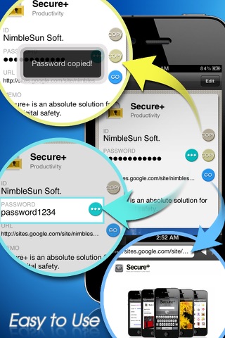 Secure+ Password Manager :Lite - náhled