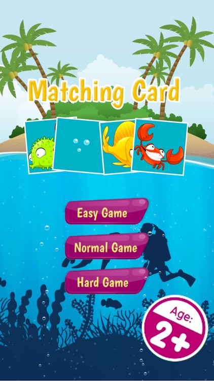 Matching Card - Underwater Adventures