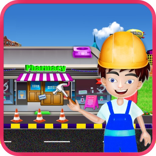 Игра аптека строительство - магазин строитель