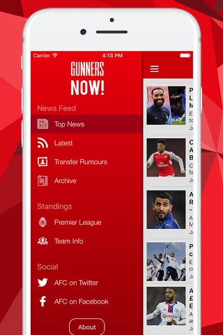 GUNNERS NOW! - Arsenal News, Scores & Transfers screenshot 2
