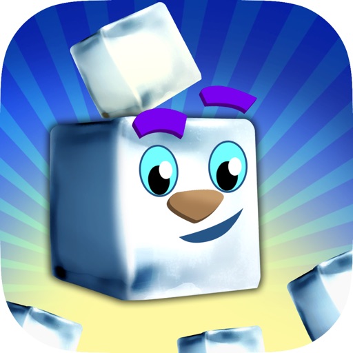 Building A Frozen Wonderland Stack And Freefall - Block Ice Cube Game Free Icon