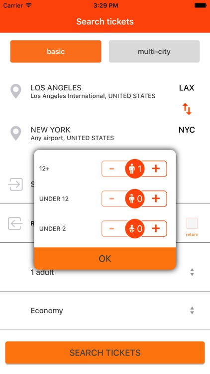 Cheap Airline Flights Tickets - Booking travel app