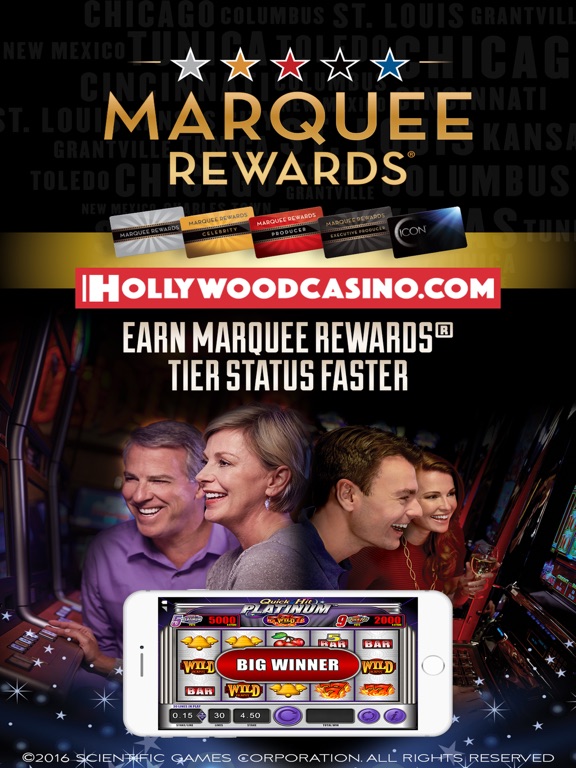 Hollywood casino play for cash