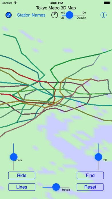 How to cancel & delete Tokyo Subway 3D Map from iphone & ipad 1