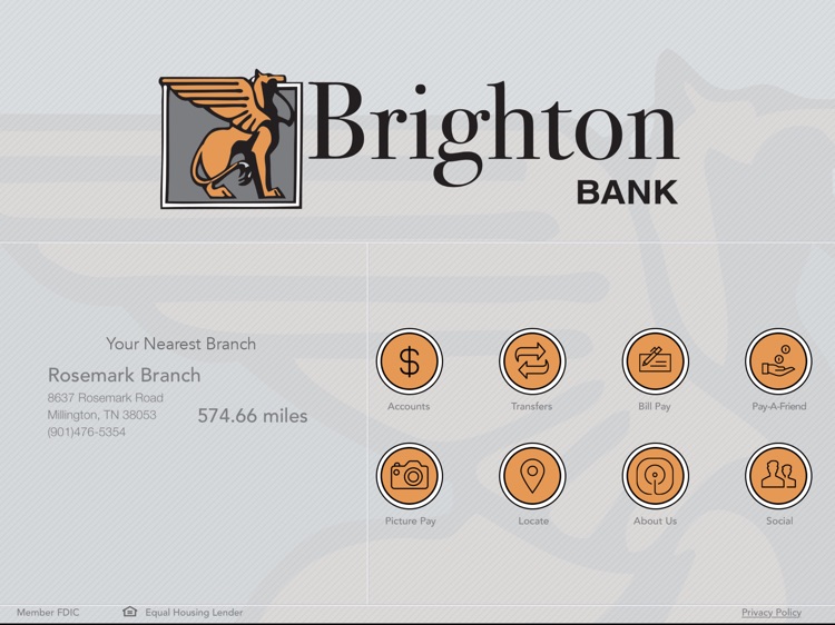 Brighton Bank TN for iPad