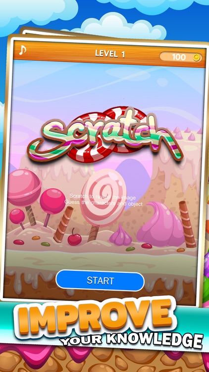 Swipe Pictures of Candy Trivia Games Pro