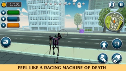 Bike Transforming Robot Pursuit Screenshot 1