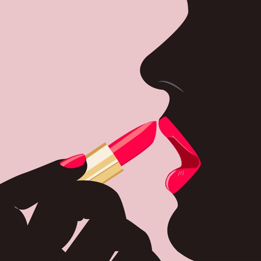 Beauty Lipstick Stickers – Makeup and Fashion Icon