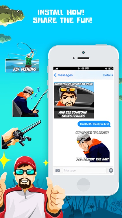 BassMoji – Pro Bass Fishing Emoji & Stickers Pro screenshot-4