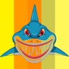 Icon Attack Shark Coloring Book For Kids Tolders