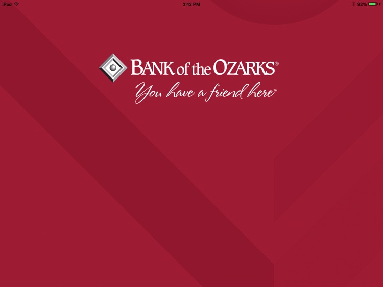 Bank of the Ozarks Mobile for iPad