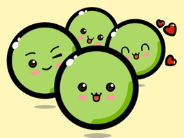 Enjoy stickers from the happy and joyful character called Paddy Pea