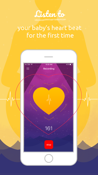 Baby's Heart Beat Monitor: Fetal Heartbeat Doppler screenshot 3