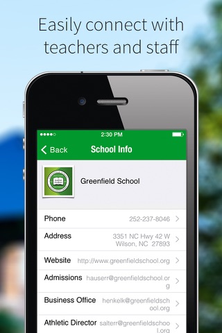 Greenfield School screenshot 2
