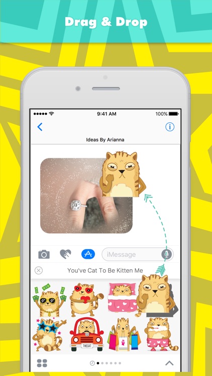 You've Cat To Be Kitten Me stickers for iMessage