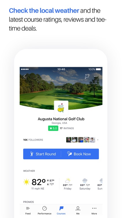 Golf GPS, Scorecard & Tee Time Booking - Hole19 screenshot-0