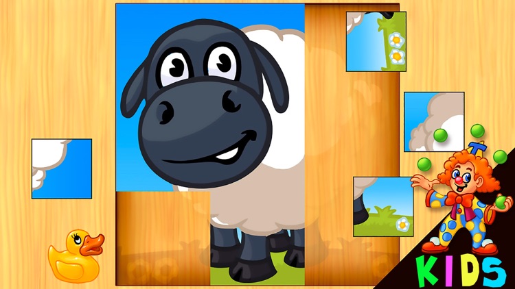 Animal Farm Puzzle for Kids