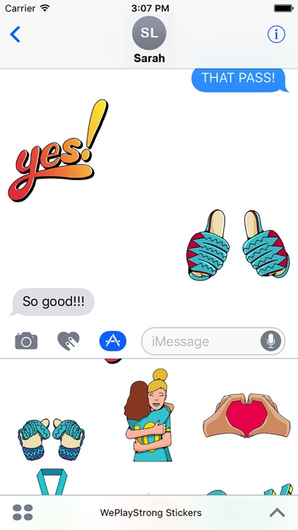 WePlayStrong Stickers