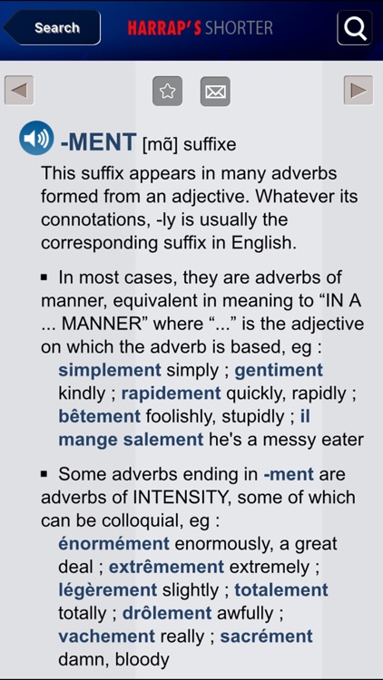 Harrap's Shorter dictionary screenshot-3