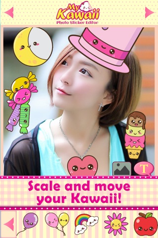 Kawaii Photo Editor: Add Cute Stickers & Fun Emoji screenshot 3