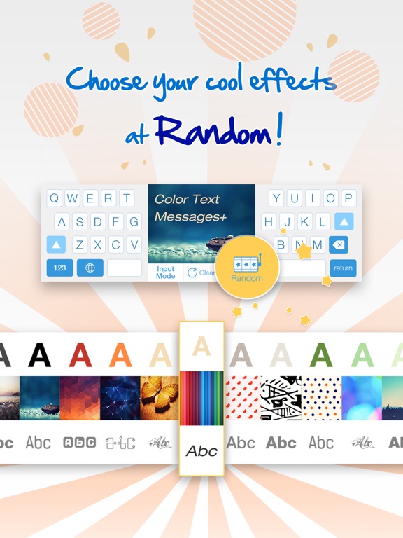 Color Text Messages+ Customize Keyboard Free Now iPad app afbeelding 5