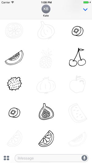 Animated Cute Fruit Stickers(圖3)-速報App