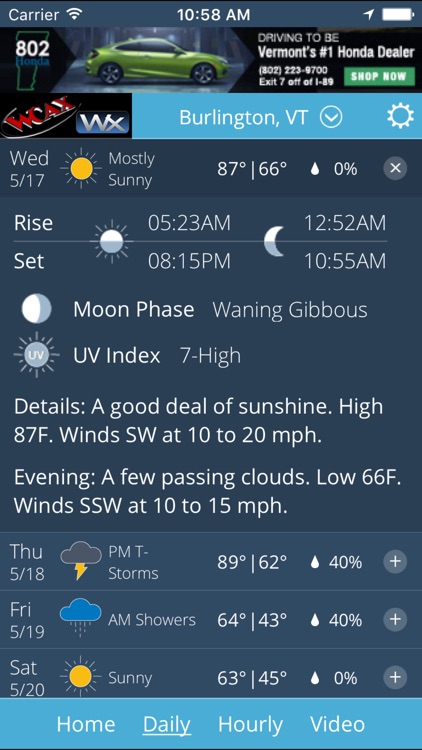 WCAX WEATHER -