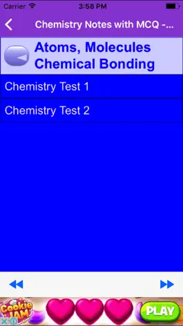 Game screenshot Chemistry Notes with MCQ - Become Chemistry Expert apk